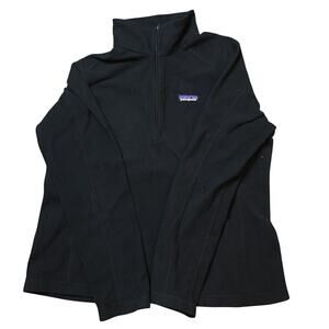 Patagonia Black Fleece 1/4 zip Women  Size Large